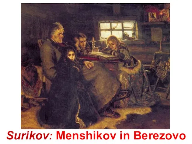 Surikov: Menshikov in Berezovo
