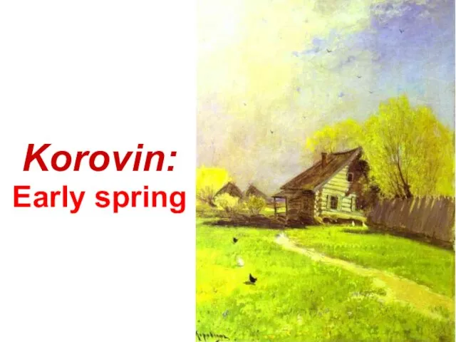 Korovin: Early spring