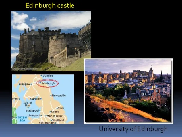 Edinburgh castle University of Edinburgh