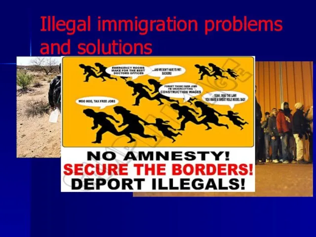 Illegal immigration problems and solutions
