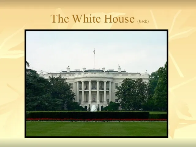 The White House (back)