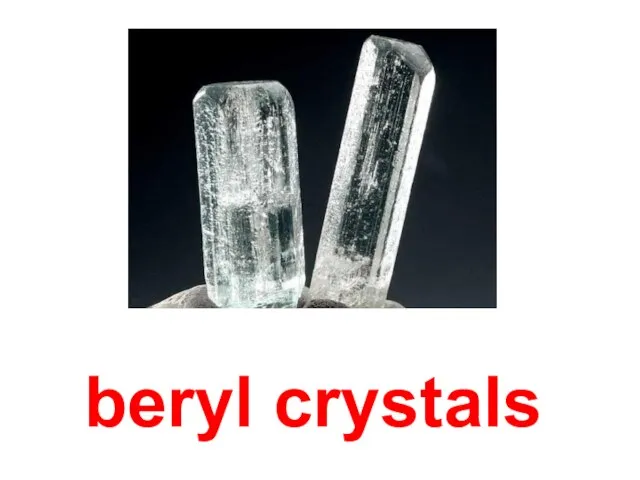 beryl crystals