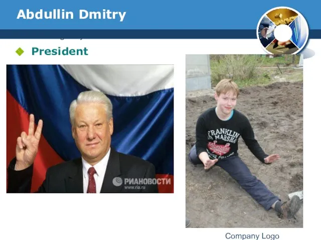 www.thmemgallery.com Company Logo Abdullin Dmitry President