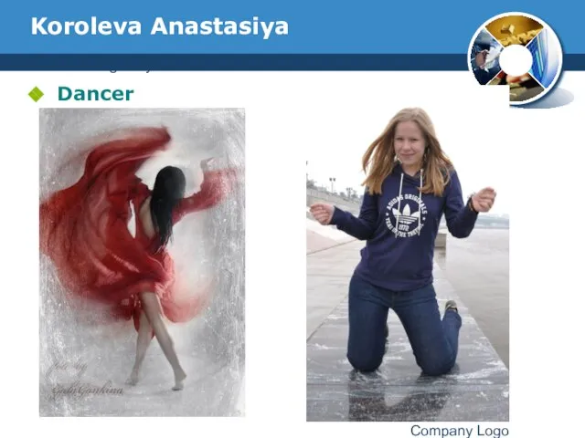 www.thmemgallery.com Company Logo Koroleva Anastasiya Dancer