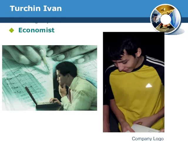 www.thmemgallery.com Company Logo Turchin Ivan Economist