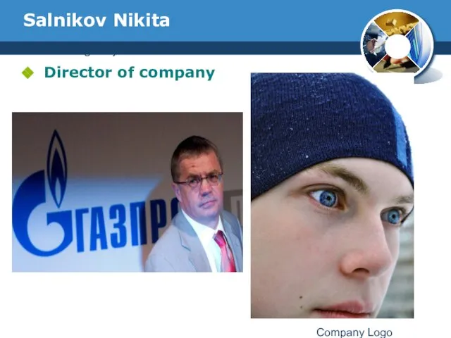 www.thmemgallery.com Company Logo Salnikov Nikita Director of company