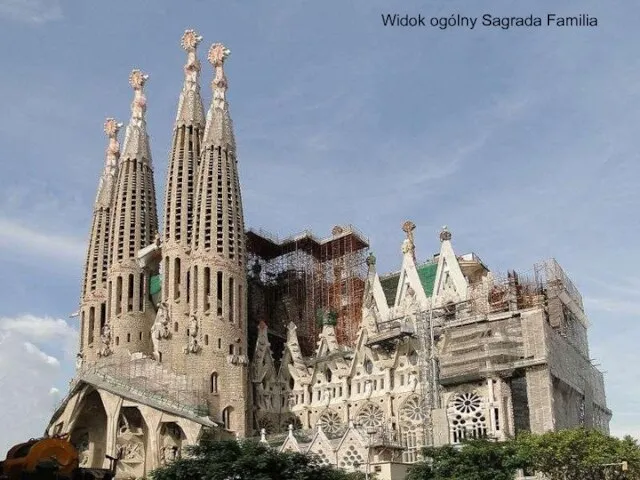 Widok ogólny Sagrada Familia