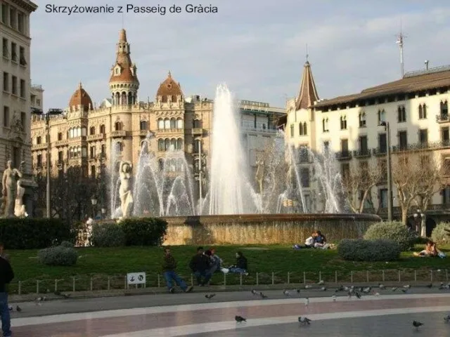 Skrzyżowanie z Passeig de Gràcia