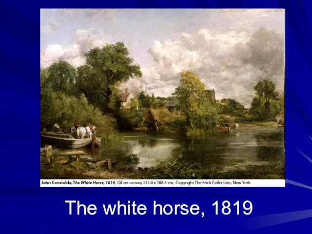 The white horse, 1819