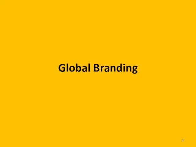 Global Branding