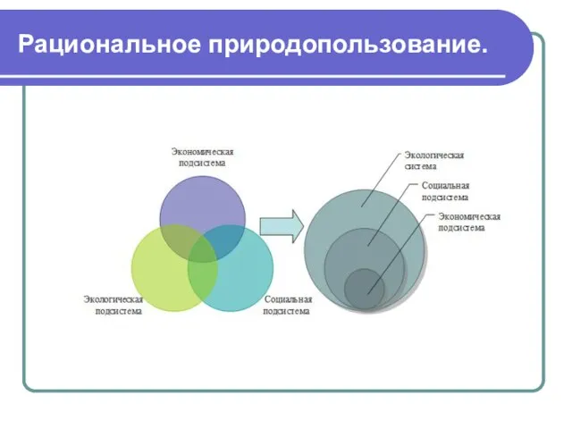 Рациональное природопользование.