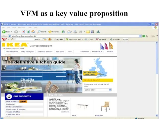 VFM as a key value proposition