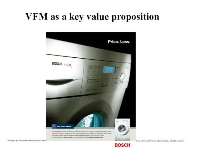 VFM as a key value proposition