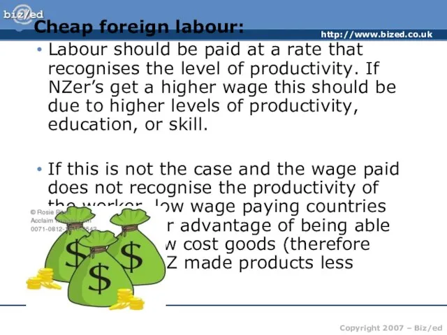 Cheap foreign labour: Labour should be paid at a rate that recognises