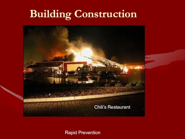 Rapid Prevention Building Construction Chili’s Restaurant