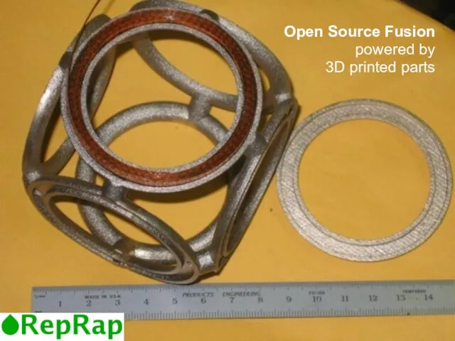 Open Source Fusion powered by 3D printed parts