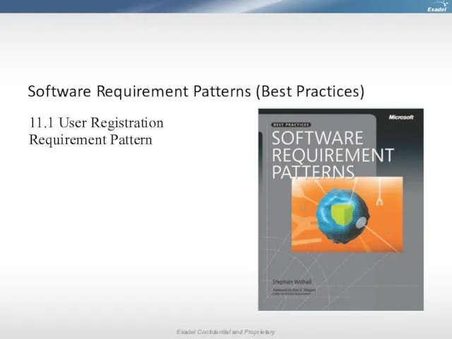 Software Requirement Patterns (Best Practices)