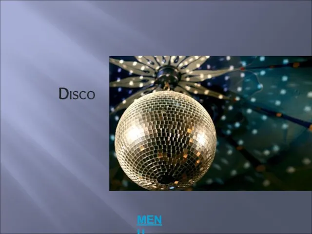 Disco MENU