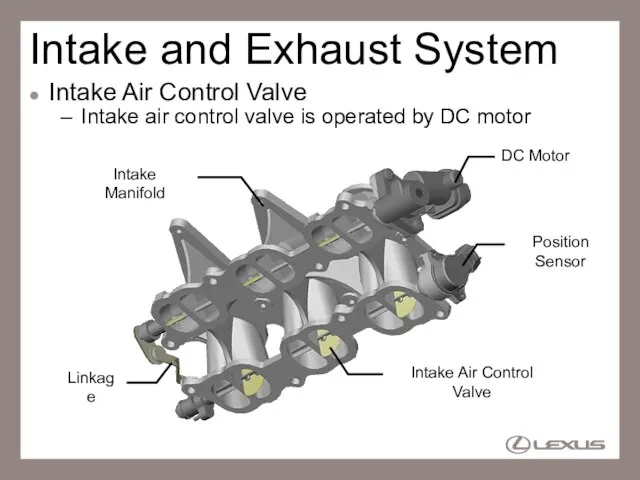 Intake and Exhaust System Intake Air Control Valve Intake air control valve