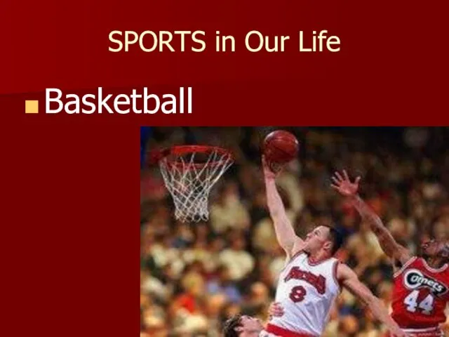 SPORTS in Our Life Basketball