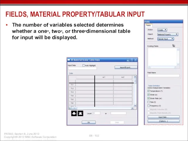 The number of variables selected determines whether a one‑, two‑, or three‑dimensional