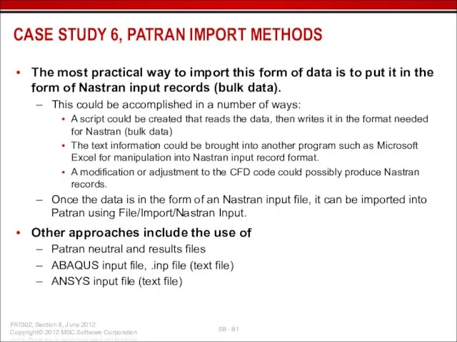 The most practical way to import this form of data is to