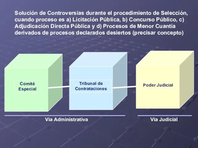 Solución de Controversias durante el procedimiento de Selección, cuando proceso es a)