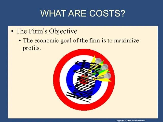 WHAT ARE COSTS? The Firm’s Objective The economic goal of the firm