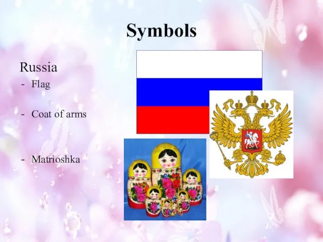 Symbols Russia Flag Coat of arms Matrioshka