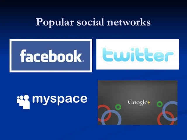 Popular social networks