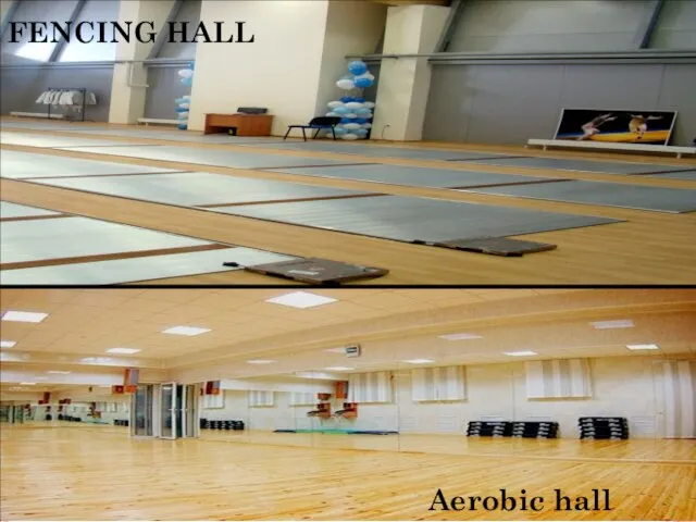 FENCING HALL Aerobic hall