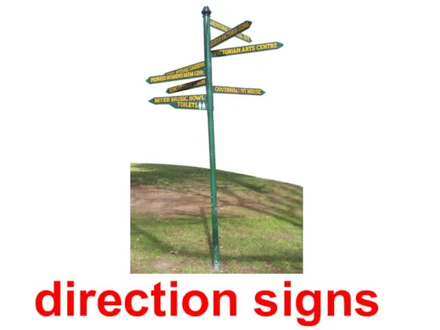 direction signs