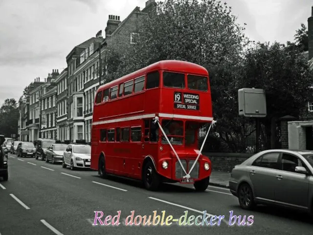 Red double-decker bus