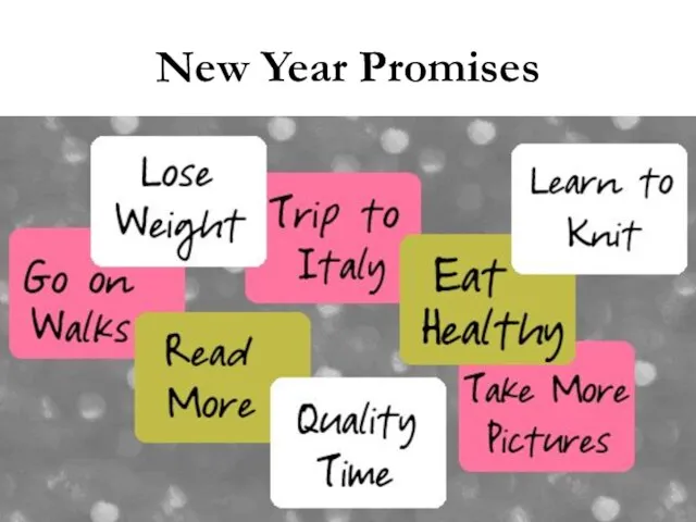 New Year Promises