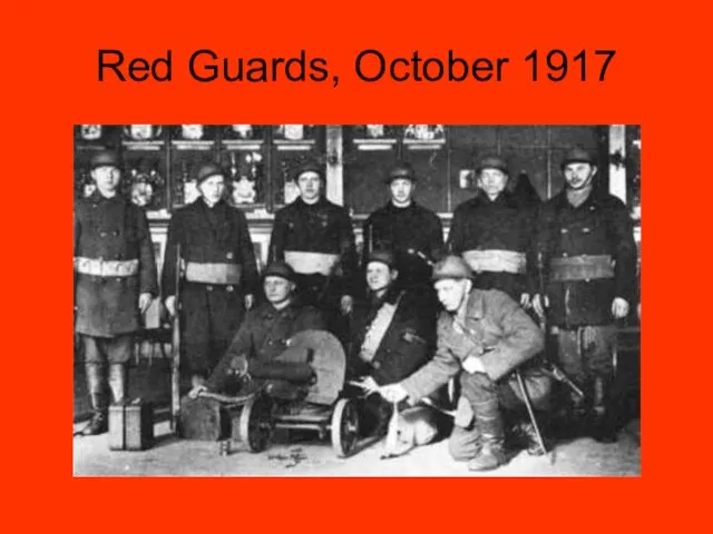 Red Guards, October 1917