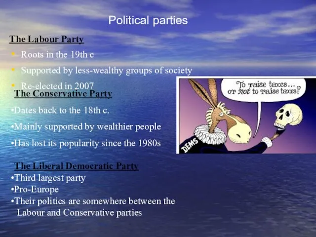 Political parties The Labour Party Roots in the 19th c Supported by