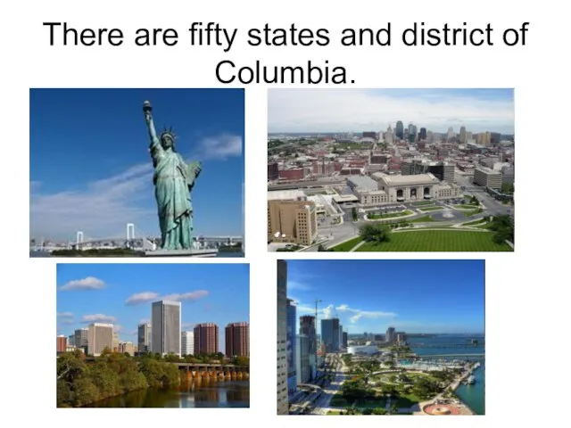 There are fifty states and district of Columbia.