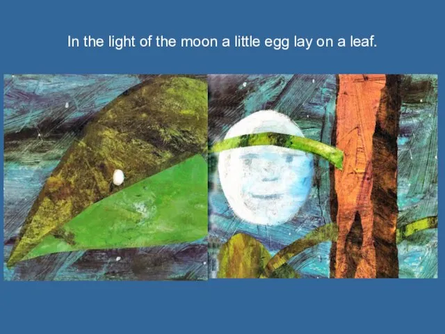 In the light of the moon a little egg lay on a leaf.