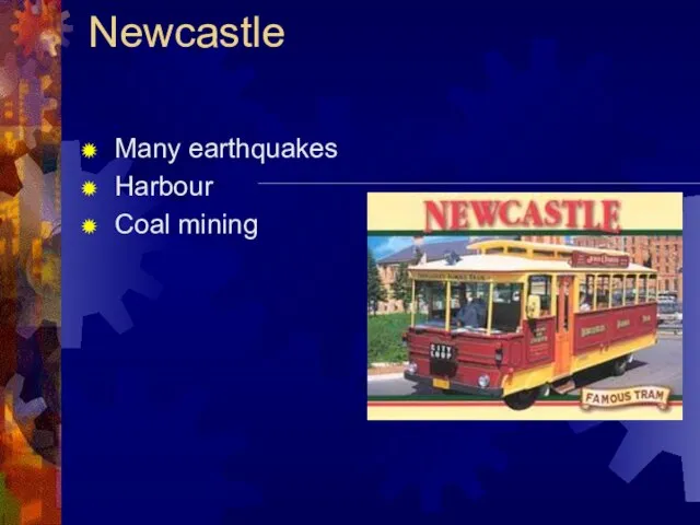 Newcastle Many earthquakes Harbour Coal mining
