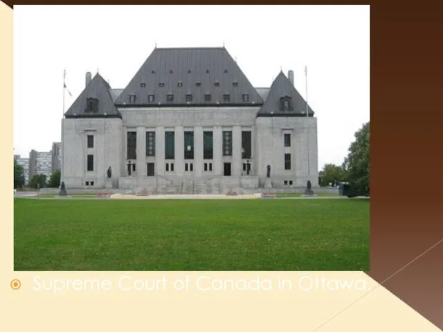 Supreme Court of Canada in Ottawa.