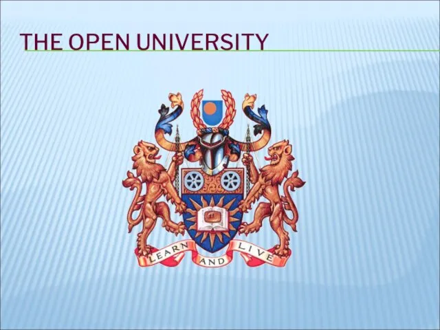 THE OPEN UNIVERSITY