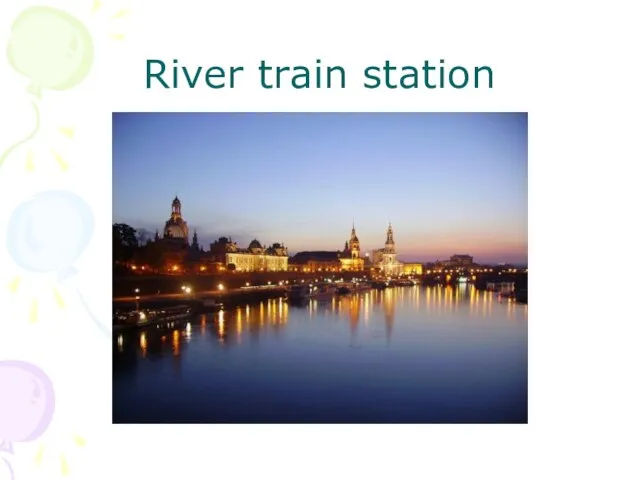 River train station