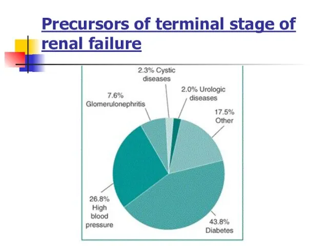 Precursors of terminal stage of renal failure