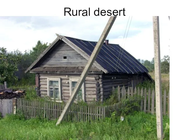 Rural desert