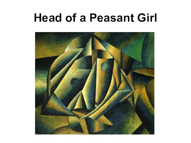 Head of a Peasant Girl