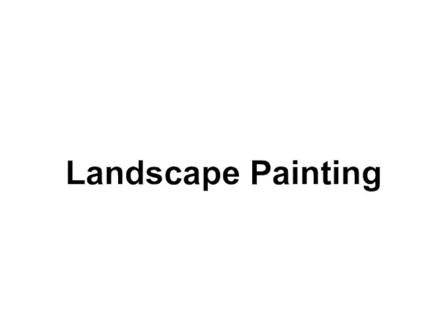 Landscape Painting