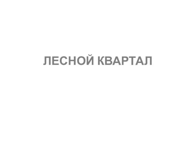 ЛЕСНОЙ КВАРТАЛ