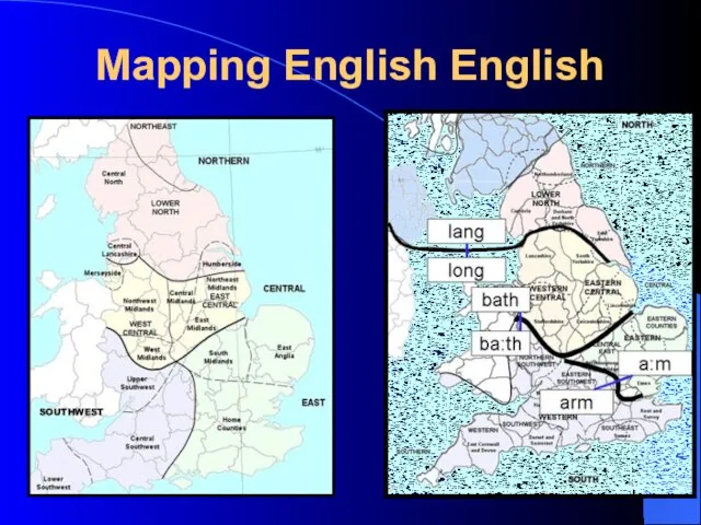 Mapping English English