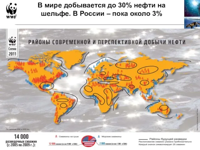 * - В мире добывается до 30% нефти на шельфе. В России – пока около 3%