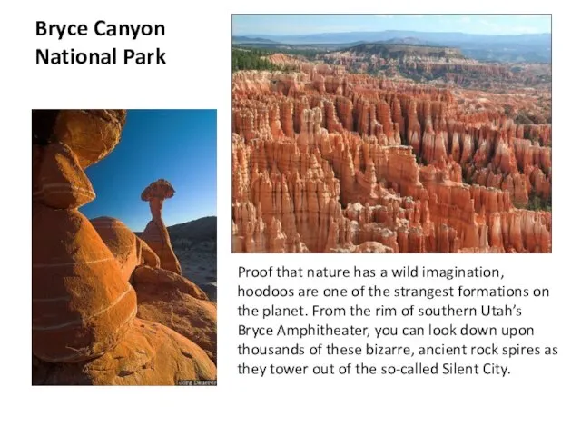 Bryce Canyon National Park Proof that nature has a wild imagination, hoodoos